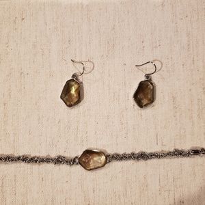 Bracelet and Earrings